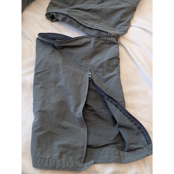 Kuhl Mountain Culture Zip Off Capri Hiking Outdoor Pants Army Green Wmns Sz 14 - Picture 12 of 12